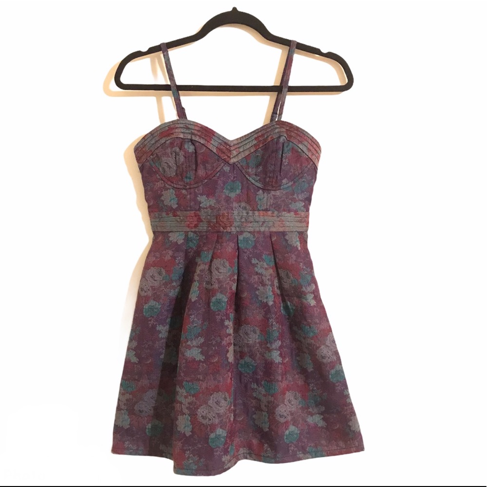 Free People vintage boho floral dress size 0
